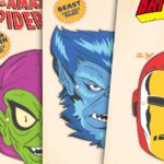 Marvel celebrates Halloween with MASK VARIANT COVERS by James Kerigan