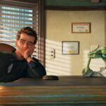 Incredibles director’s sci-fi spin on classic detective movies gets a first look, as Marvel stars Scarlett Johansson and Sam Rockwell join the cast